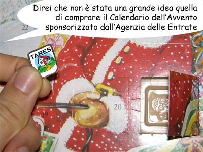 Una tassa sulla casa diversa per ogni giorno da qui a Natale