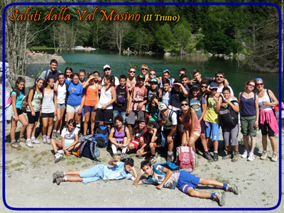 I ragazzi al II tuno di vacanza