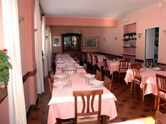 La sala da pranzo