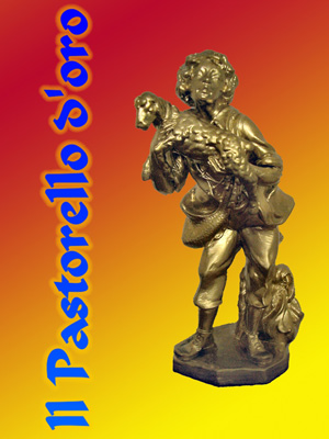 Ovviamente il pastorello non è davvero d'oro!