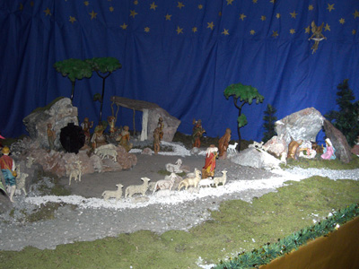 Questo presepe è "fuori concorso"