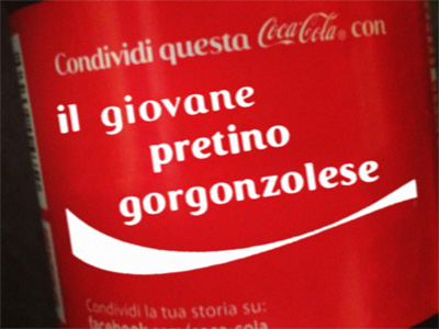 Condividi una coca-cola con...